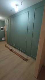 malowanie. odcinki kolorów, tapety, lamele, tynki dekoracyjne.