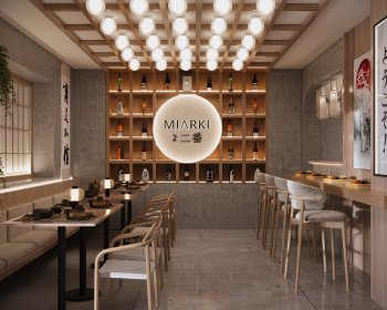 Projektowanie wnętrz komercyjnych, m.in. restauracji, salonów beauty, biur oraz sklepów