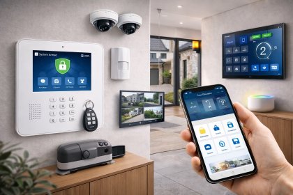 Kompleksowy montaż alarmu, monitoringu i smart home