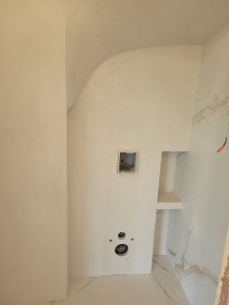 Wykończenie w technologi mikrocement.