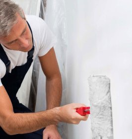 malowanie ścian i sufitów, farbą podkładową, emulsją akrylową. Malowanie drewna, parkietów