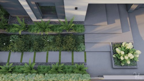 Wizualizacje ogrodu 3D - koncepcja ogrodu