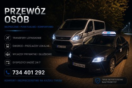 Przewóz do 8 osób 24/7