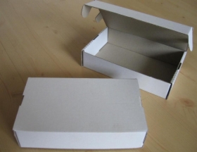 Karton pudełko fasonowe 195x115x45 jednostronnie białe