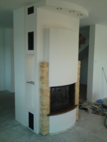 kominki, wykańczanie, remonty wnętrz