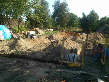 Mini koparka usługi , prace ziemne