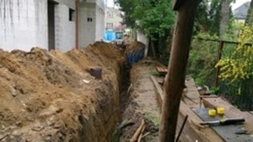 Mini koparka usługi , prace ziemne