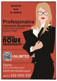 Szkolenie, kurs dla asystentki, sekretarki w Lublinie