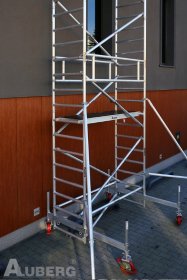Rusztowanie aluminiowe przejezdne ALUBERG 770 - 700 z belką jezdną
