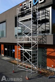 Rusztowanie aluminiowe przejezdne ALUBERG 1370 - 700 z belką jezdną