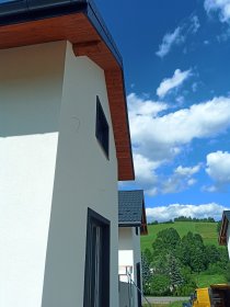 Elewacje styropian i deska elewacyjna