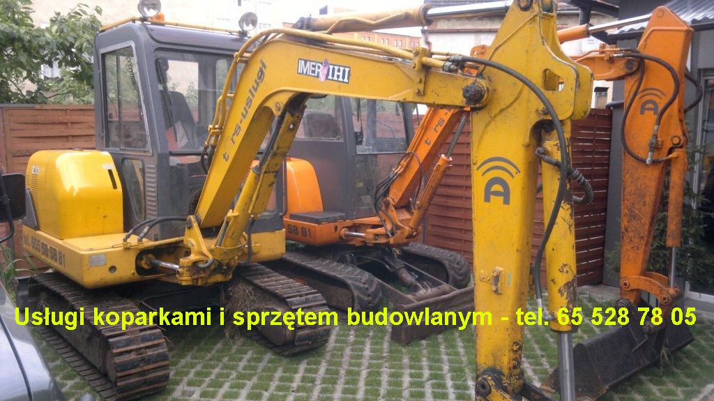 Usługi koparkami - kopanie, odmulanie, drenowanie, odkrywki,