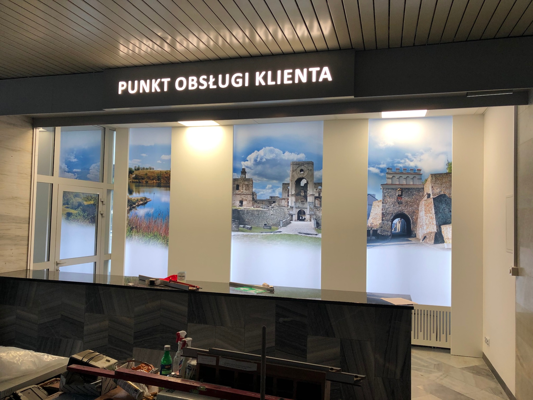 Wykonanie remontu sanitariatów, biuro obsługi, remont korytarza i modernizacja kotłowni w Starostwie Powiatowym Opatów