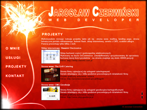 strony www, wizytówki, mailing, bannery, marketing internetowy