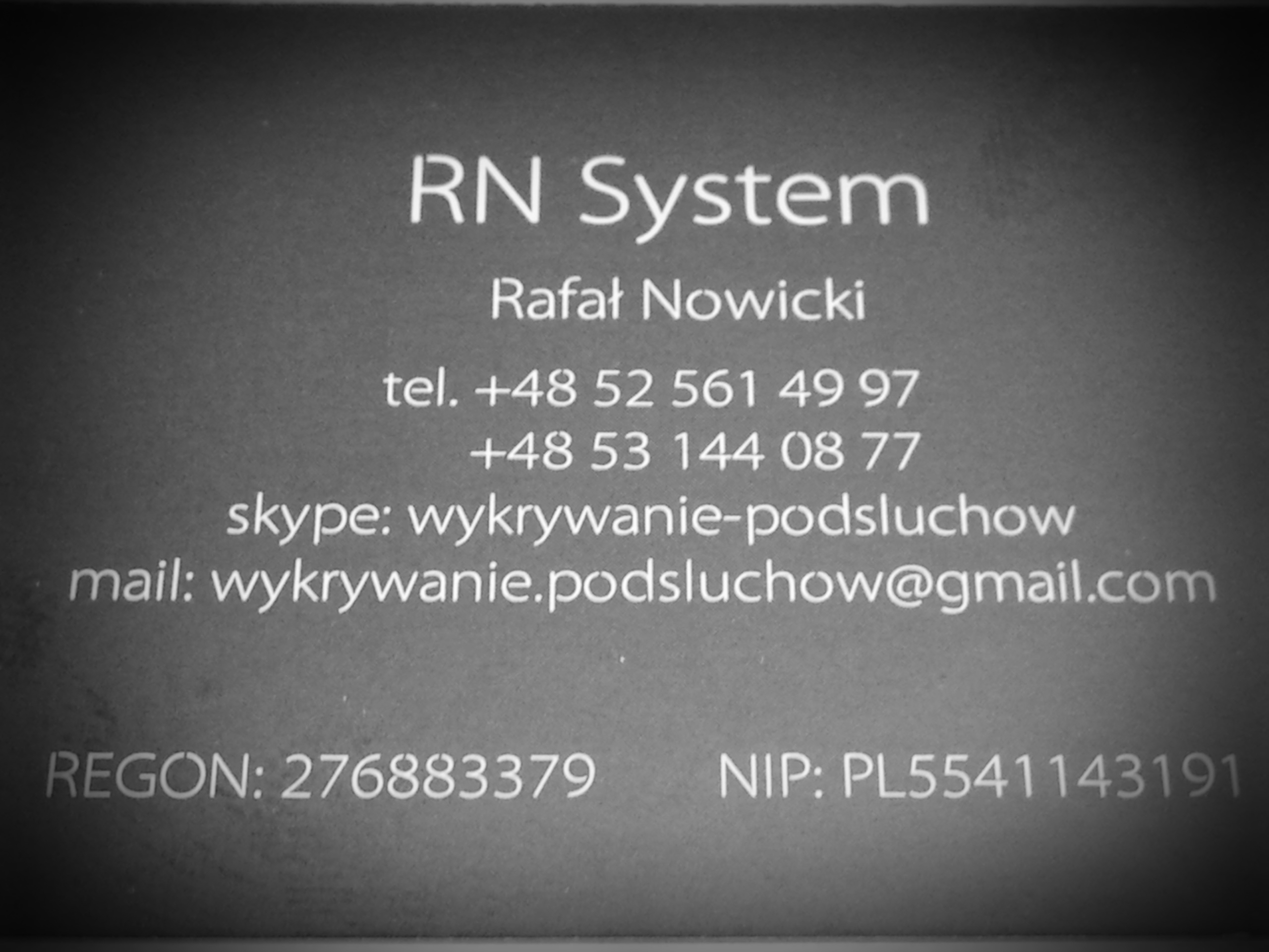 Zabezpieczenie przed podsłuchem.