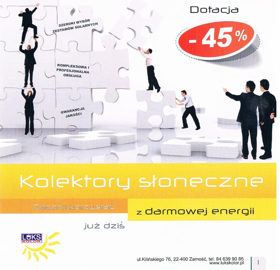 Montaż kolektorów słonecznych z dofinansowaniem z NFOŚiGW