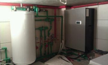 Kotłownia z pompą ciepła