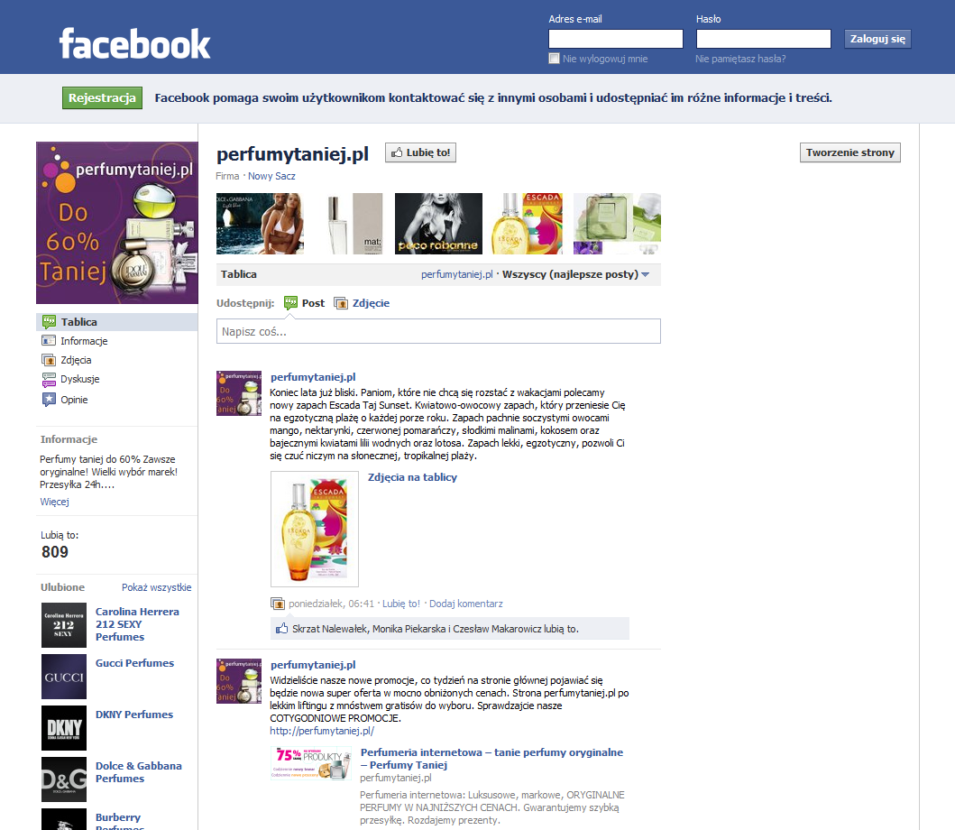 Facebook, Mailing Reklamowy, Marketing Szeptany, Kampanie AdWors