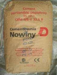 Cement Nowiny II - 410 zł brutto za tonę