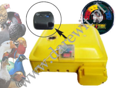 Całkowicie wyposażony Elektroniczny AUTOMATYCZNY INKUBATOR RO-2 PH BOR z higrometrem