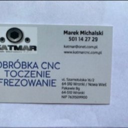 Obróbka CNC Wronki 1
