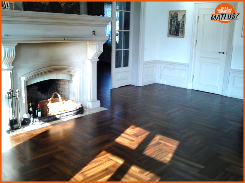 Układanie parkietu - Cyklinowanie