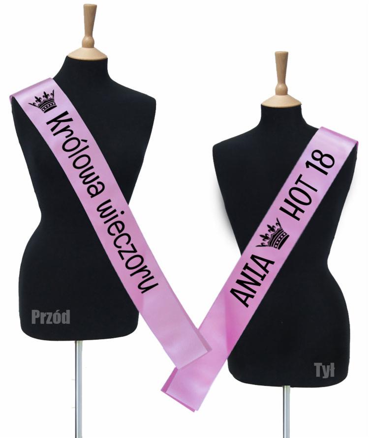 Szarfa na 18 urodziny z Twoim imieniem