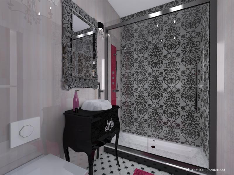 Projekt aranżacji wnętrz łazienki