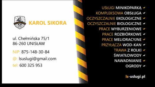 SIKOR-SKI - Wynajem koparek Unisław
