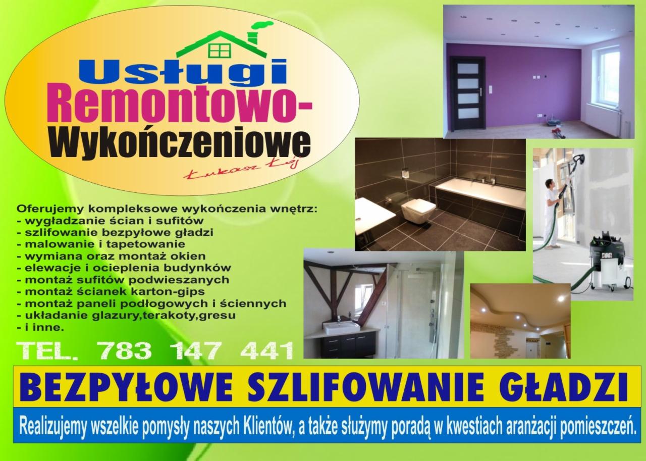 remonty wykończenia