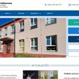 Strona internetowa dla Szkoły Podstawowej w Ortelu Książęcym