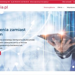 Strona internetowa dla Śląskiego Regionalnego Funduszu Poręczeniowego
