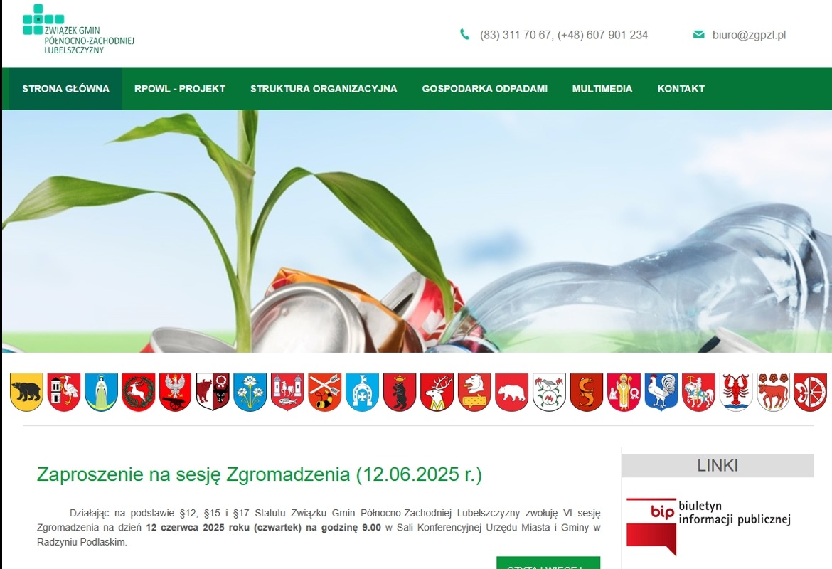 Strona Związku Gmin Północno-Zachodniej Lubelszczyzny