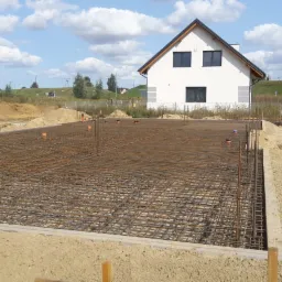 Plyta Fundamentowa Globallet zbrojona siatkami góra-dół Tczew