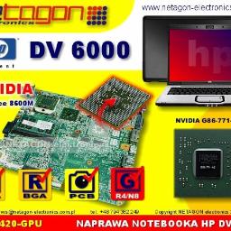 NAPRAWA LAPTOPA - HP DV 3000, HP DV 6000, DV 9000