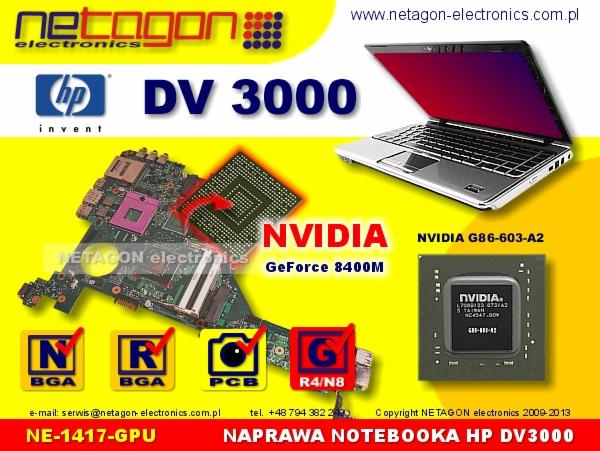 Naprawa Laptopa - Hp Dv 3000, Hp Dv 6000, Dv 9000
