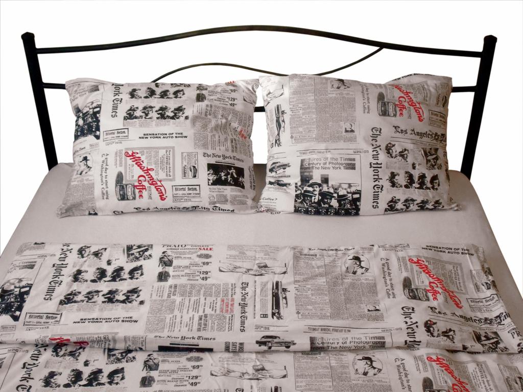 POŚCIEL GAZETA wym. 140x200 cm