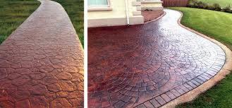 Odciskanie kostki brukowej i innych wzorów w betonie