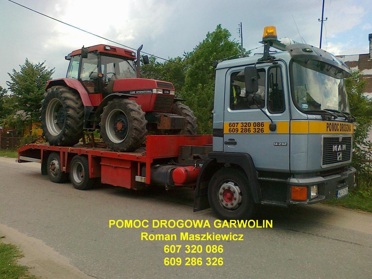 Transport Ciągników Koparek Wózków Ładowarek Kombajnów