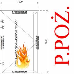 Expresokna - Drzwi aluminiowe przeciwpożarowe