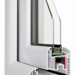 Okno PCV - profil 6-komorowy, 80mm