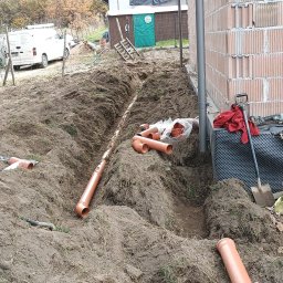 Niwelacja terenu Mogilany 4