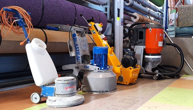 maszyny wykorzystywane do czyszczenia podłóg ,szlifowania i frezowania bethonu