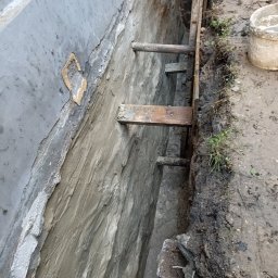 Izolacja fundamentów Zielonki 3