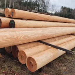 Wykonujemy bale toczone modrzewiowe, sosnowe, świerkowe, akacjowe, dębowe. Różne długości i średnice