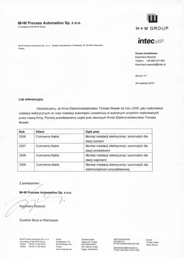 Instalacje elektryczne