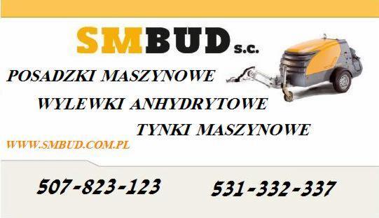 Posadzki betonowe Anhydrytowe tynki maszynowe