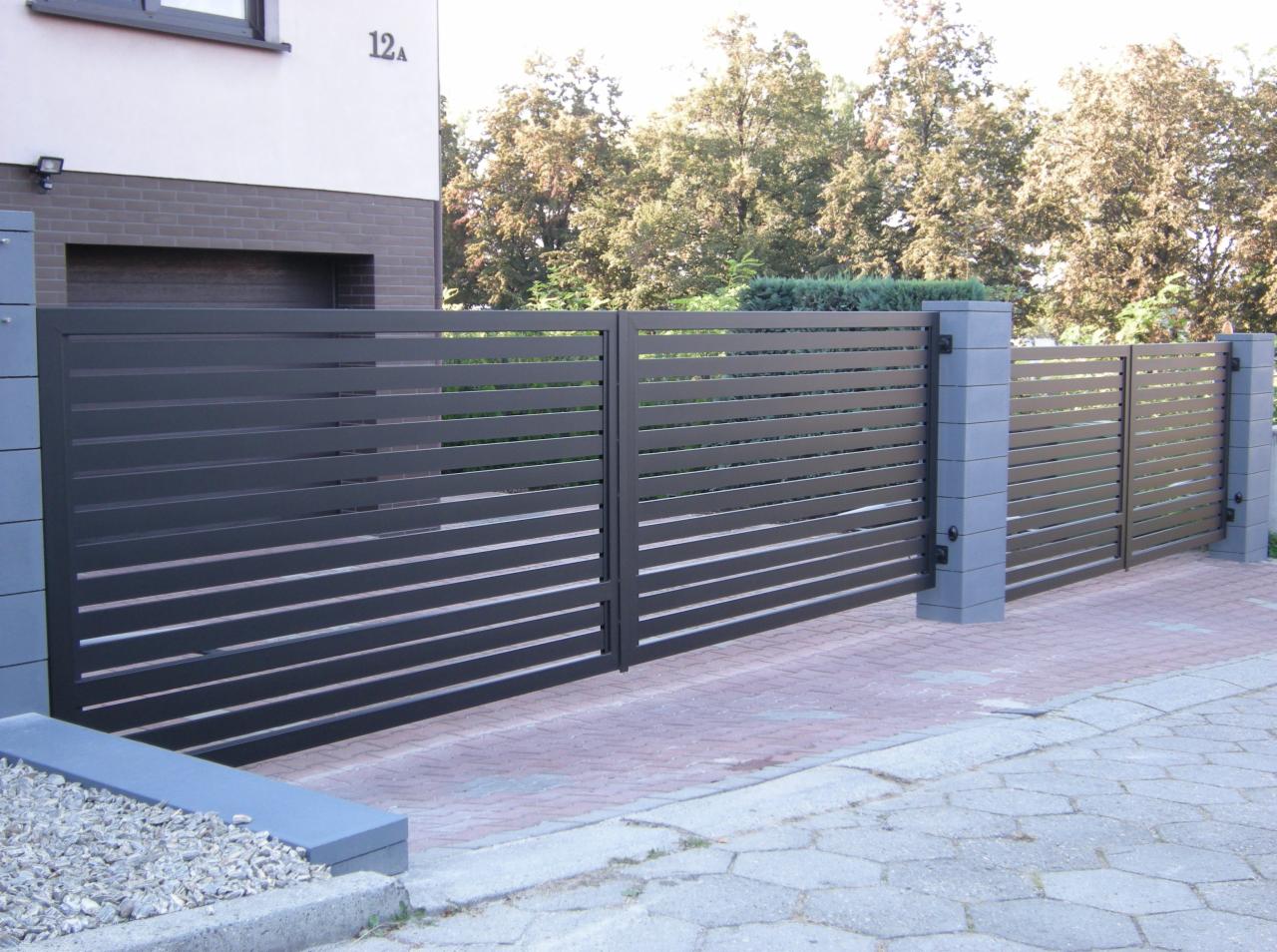 Ogrodzenia Nowoczesne z Aluminium