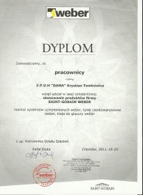 Zakład Produkcyjno-Usługowo-Handlowy "DAMA" - Murowanie ścian Wągrowiec