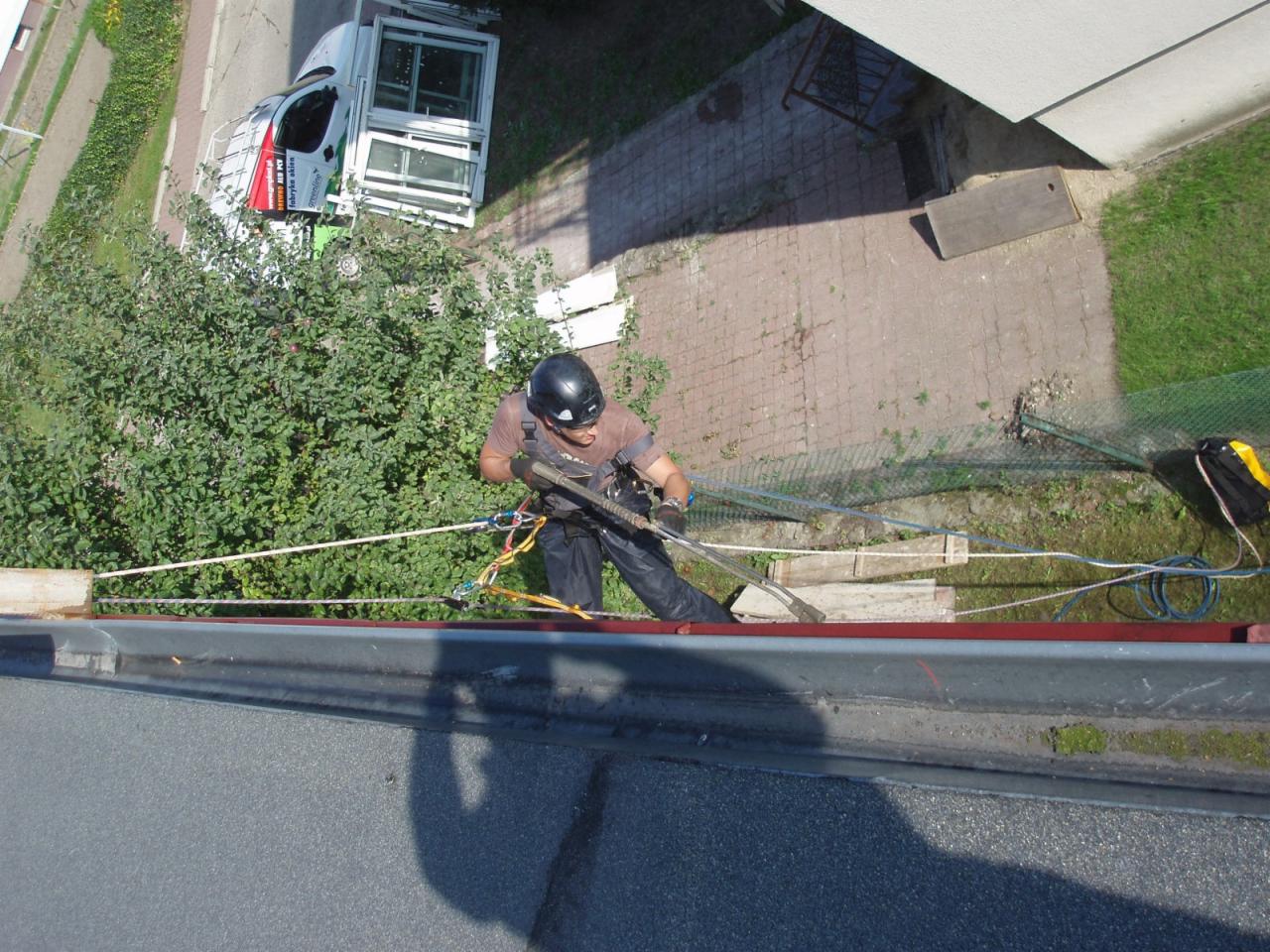 Czyszczenie, Malowanie elewacji